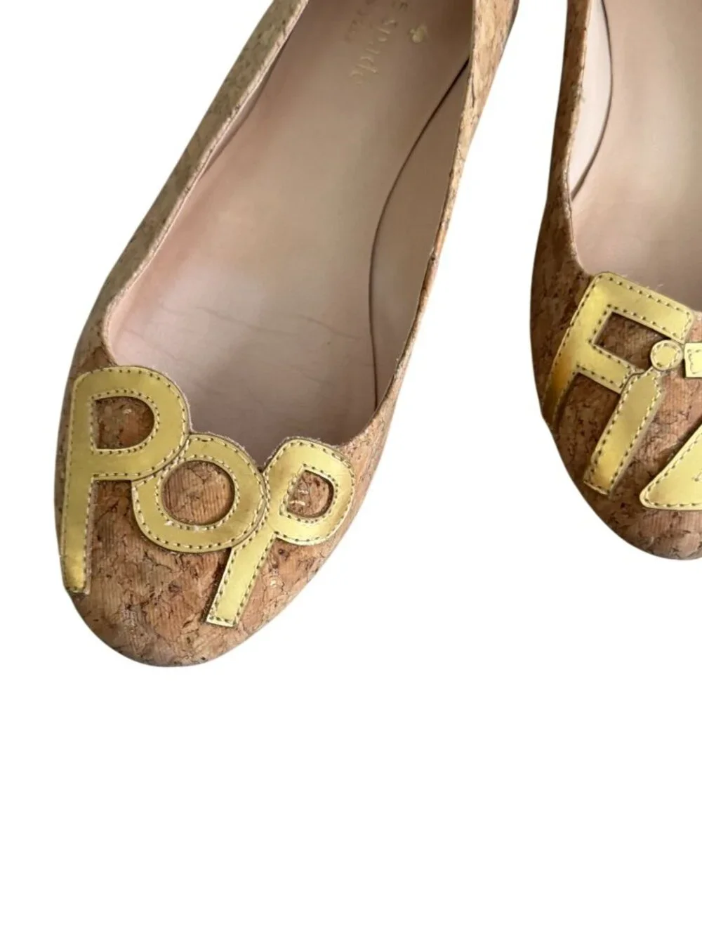 KATE SPADE Pop Fizz Cork Ballet Flats Size US 5.5